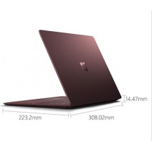微软（Microsoft）Surface Laptop超轻薄触控笔记本（13.5英寸 i7-7660U 16G 512GSSD Windows10S）深酒红