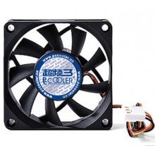 超频三（PCCOOLER）CPU风扇 7厘米AMD散热器风扇4线4Pin台式主机电脑7cm超静音 旋风F-72 小3针