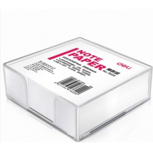 得力(deli)91×87mm300页带盒便签纸便条纸便签本 7600-W