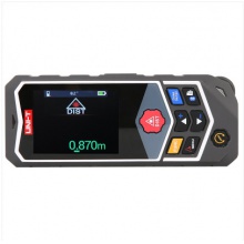优利德（UNI-T）LM120D PRO 曲面2.4英寸彩屏激光测距仪120米 电子尺 可测曲线 蓝牙连接 中英文语音播报 双供电模式 IP65防水防尘等级及2米耐摔