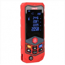 优利德（UNI-T）LM100D曲面2.4英寸反现屏激光测距仪100米 电子尺 可测曲线 蓝牙连接 中英文语音播报 双供电模式 IP65防水防尘等级及2米耐摔