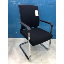 铜牛 2102 家用电脑弓形椅 职员椅 黑色 52*52*49cm（计价单位：把