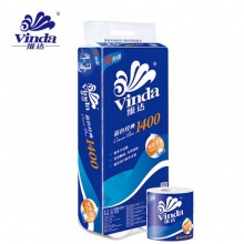 维达（Vinda） 维达卷纸蓝色经典有芯纸巾10卷140g卷筒纸卫生纸厕所纸手纸生活用纸纸品