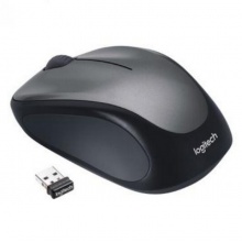 罗技（Logitech）M235 笔记本电脑便携二代无线鼠标 灰色（10个/箱）