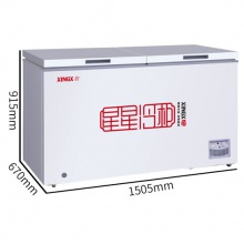 星星（XINGX）BD/BC-480E 480升 商用冷柜 卧式大冷冻柜 冷藏冷冻转换柜