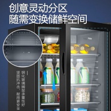 海尔（Haier）LC-98H 冷柜立式酒柜保鲜冰吧 办公室冰柜 全冷藏冰吧