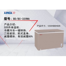 星星冰柜BD/BC320NA系列家用小冰柜商用冷柜冰箱卧式全冷藏全冷冻柜顶开门雪柜