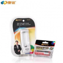 康铭18650锂电池2400mAh大容量3.7V强光手电筒充电器座充配件