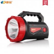 康铭LED手电筒强光可充电远射家用应急户外安保巡逻手提灯探照灯KM-2653