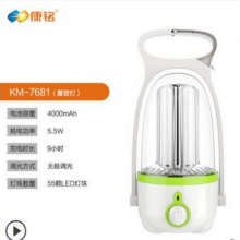 康铭Led应急露营灯地摊灯家用照明停电备用多功能户外太阳能充电KM-7681
