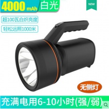 康铭手电筒强光户外超亮充电大功率 远射led巡逻矿手提探照灯家用KM-2699A