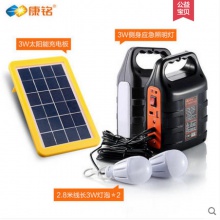 康铭可充电LED露营帐篷灯野营灯应急灯太阳能户外灯家用停电照明KM-916A