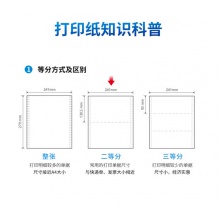 得力（deli）蓝标二联二等分电脑打印纸 彩色针式打印机纸LB241-2-1/2CS 80列（撕边 色序:白红 600页/箱）