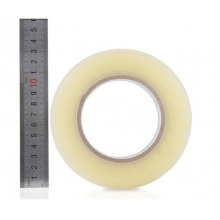 得力(deli)高品质透明封箱胶带/打包胶带 48mm*200y(183米) 6卷/筒 办公用品30215
