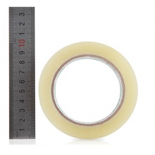 得力(deli)高品质透明封箱胶带/打包胶带 45mm*100y(91.4m/卷) 6卷/筒 办公用品30138