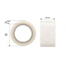 得力(deli)封箱胶带透明大卷/打包胶带 60mm*100y(91.4米)*45um 48卷/箱 办公用品 30932