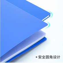 得力(deli)10只A4金属单强力夹+插页袋硬文件夹 大容量试卷资料夹诗朗诵签约夹板 文件收纳办公用品27018