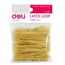得力 3211 橡皮筋 办公用品牛皮筋 