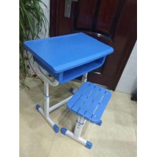 学习桌椅教室用  椭圆管1.2厚 塑料桌凳面 塑料桌斗 面板颜色可以自选