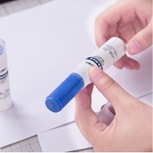 得力(deli)15g变色PVP固体胶棒胶水 24支 蓝色