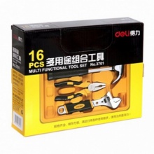 得力3701多用途组合工具(黄)
