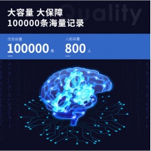 得力(deli)智能云考勤机 多人脸口罩识别打卡签到机 无接触手机考勤wifi联网打卡 考勤数据接口可定制 DL-D5