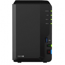 群晖（Synology）DS218+ 2盘位 NAS网络存储服务器 （无内置硬盘）