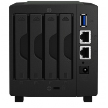 群晖（Synology）DS419slim 可支持4颗2.5寸硬盘 NAS网络存储服务器 （无内置硬盘）