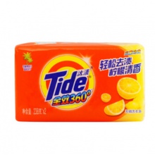 汰渍 全效360度洗衣皂（柠檬清香） 透明皂 肥皂