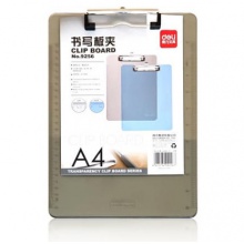 得力9256透明板夹