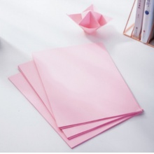 得力（deli）A4浅红色复印纸 彩色打印纸手工折纸卡纸 80g100张/包 7757