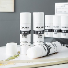 得力(deli)30S快干可水洗固体胶水 36g高粘度PVP胶棒 53312 计价单位：只