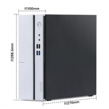 联想(Lenovo)天逸510S 英特尔酷睿i5 台式机电脑整机(i5-9400 8G 1T+128G SSD WiFi)23英寸