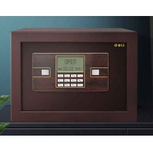 得力(deli)锐剑33118保险柜 高25CM加深型入墙入柜保管箱 小型家用办公保险箱