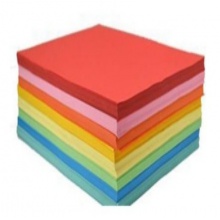 奥威 彩色A4复印纸 彩纸 a4彩色打印纸 70g复印纸彩色打印纸 100张/包