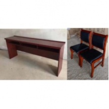 会议桌一桌三椅