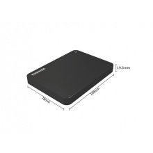 东芝(TOSHIBA) 4TB USB3.0 移动硬盘 V9系列 2.5英寸 兼容Mac 超大容量 密码保护 轻松备份 高速传输