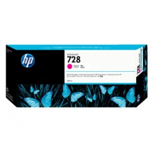 惠普（HP）728号原装墨盒 品红色 F9K16A（300ML）适用于T730/T830 绘图仪打印机墨盒