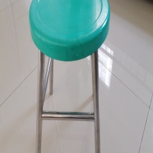 企普  28*40*35cm 不锈钢凳子 绿色 计价单位:把