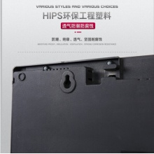 挂钟数码万年历电子钟客厅时钟方形大电子钟表静音边框客厅挂表 w22