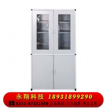 学校实验室可定制仪器柜药品器皿试剂柜玻璃透明陈列储物标本文件柜