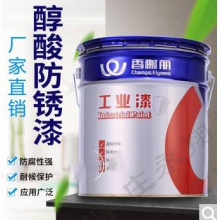 香榭丽 防锈漆醇酸漆调和漆钢结构漆木材铁管栏杆船舶户内外通用家居工程防锈家具防锈刷大铁门金属油漆 铁红 14kg