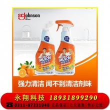 威猛先生 厨房重油污净 油烟机清洗剂 清新柑橘 455g+455g 双瓶装 强力去油污厨房清洁剂 油烟净