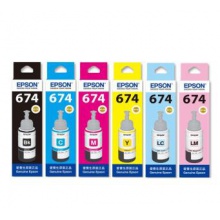 国产 爱普生（EPSON）T6741墨水适用L801/L805/L810/L850/L1800 674-6色整套 