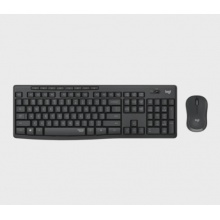 罗技(Logitech)MK295 企业级无线键鼠套装 超薄办公台式机笔记本电脑通用键盘鼠标套装 企业采购 黑色